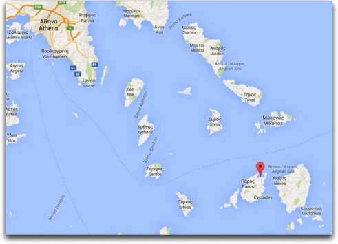 Paros Google Map